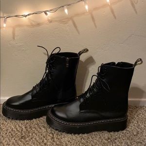Platform Combat Boots